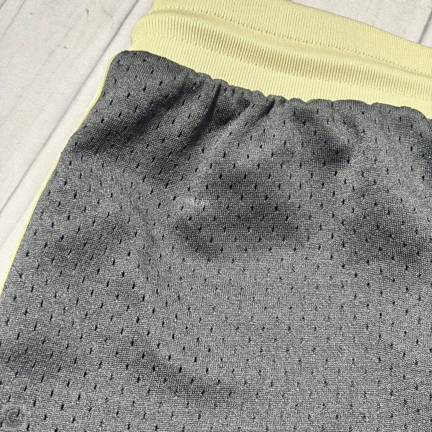 Athletic Shorts By Adidas In Black & Gold, Size: S
