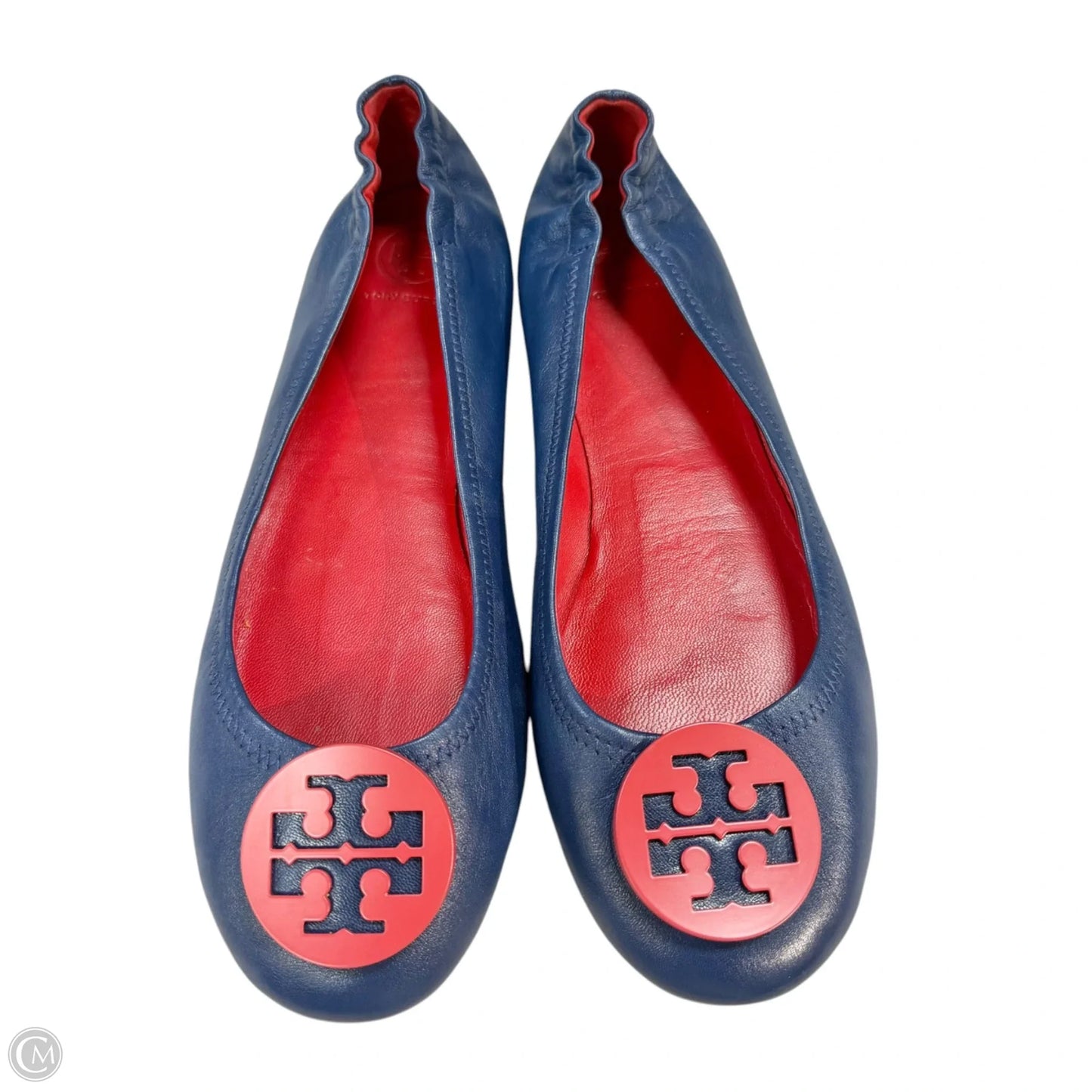 Shoes Designer By Tory Burch In Blue & Red, Size: 10