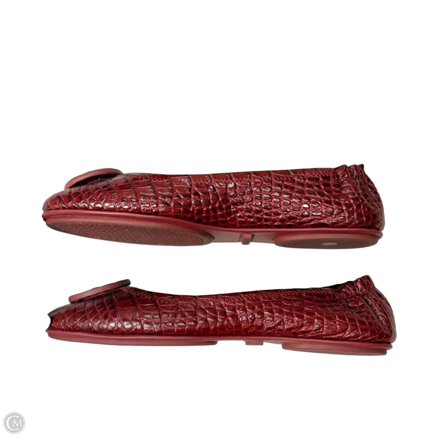 Shoes Designer By Tory Burch In Maroon, Size: 10