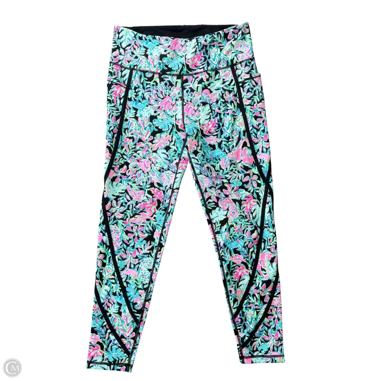 Pants Designer By Lilly Pulitzer In Tropical Print, Size: L