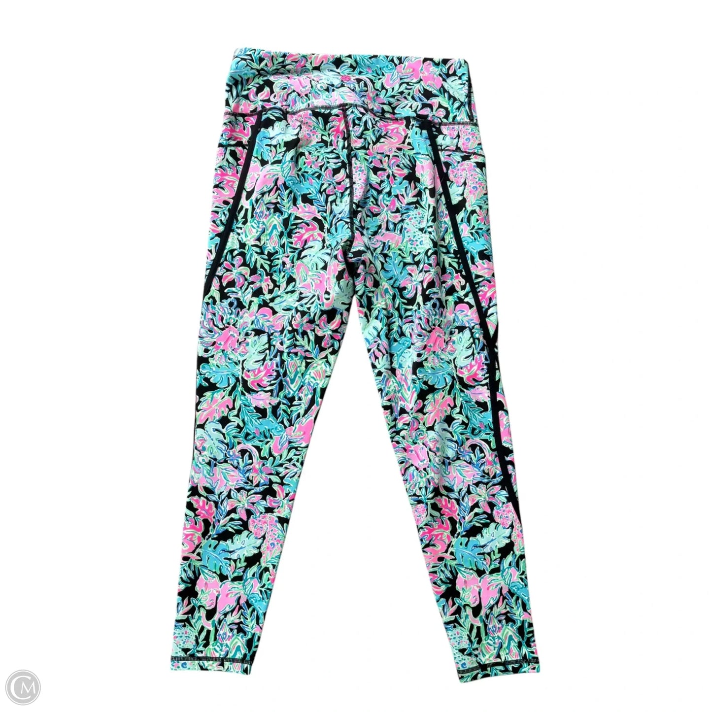 Pants Designer By Lilly Pulitzer In Tropical Print, Size: L