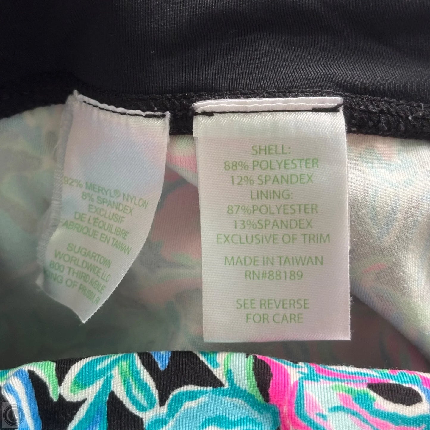 Pants Designer By Lilly Pulitzer In Tropical Print, Size: L