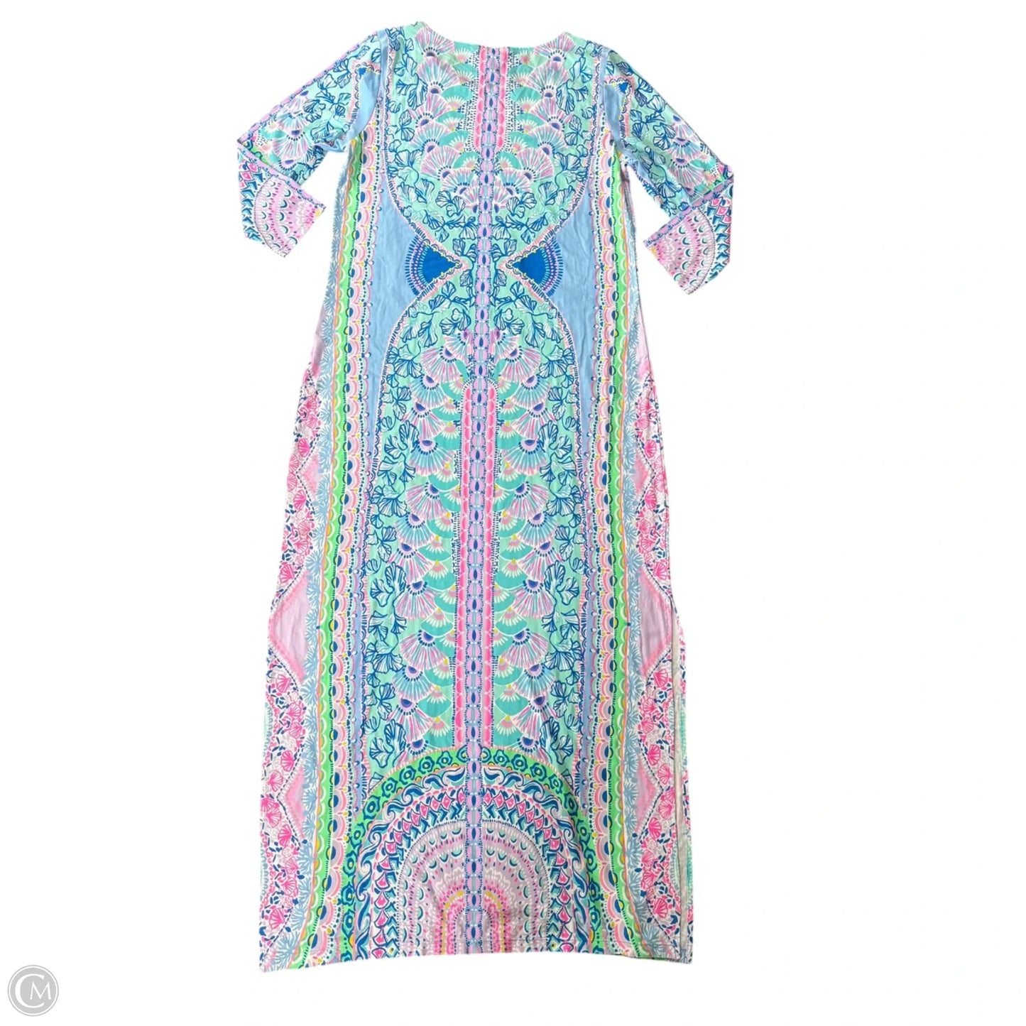 Dress Designer By Lilly Pulitzer In Floral Print, Size: L