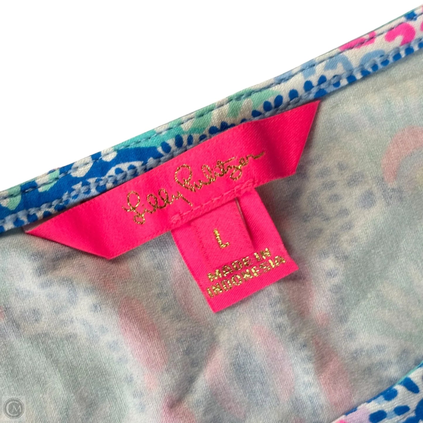 Dress Designer By Lilly Pulitzer In Floral Print, Size: L