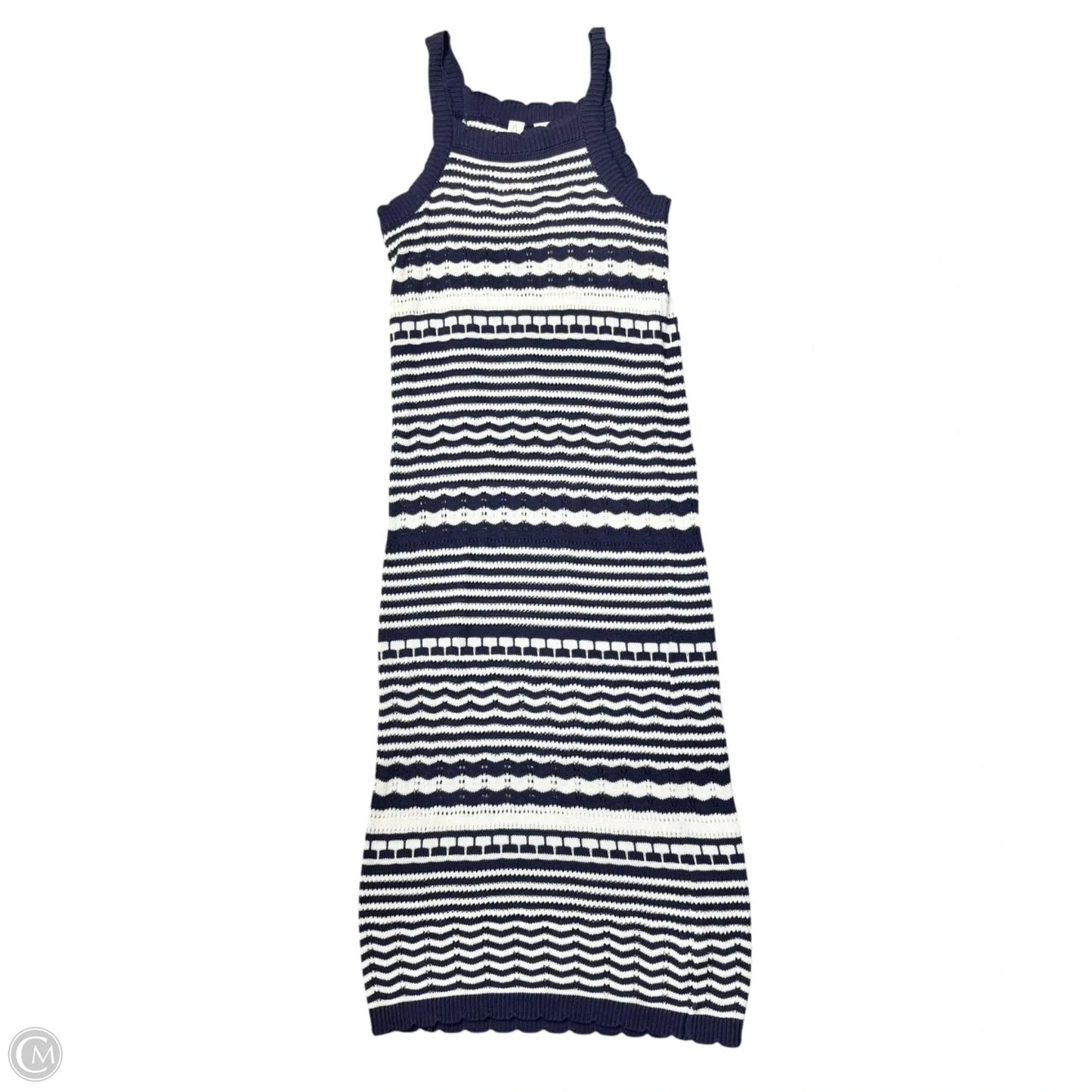 Dress Casual Midi By Joie In Striped Pattern, Size: S