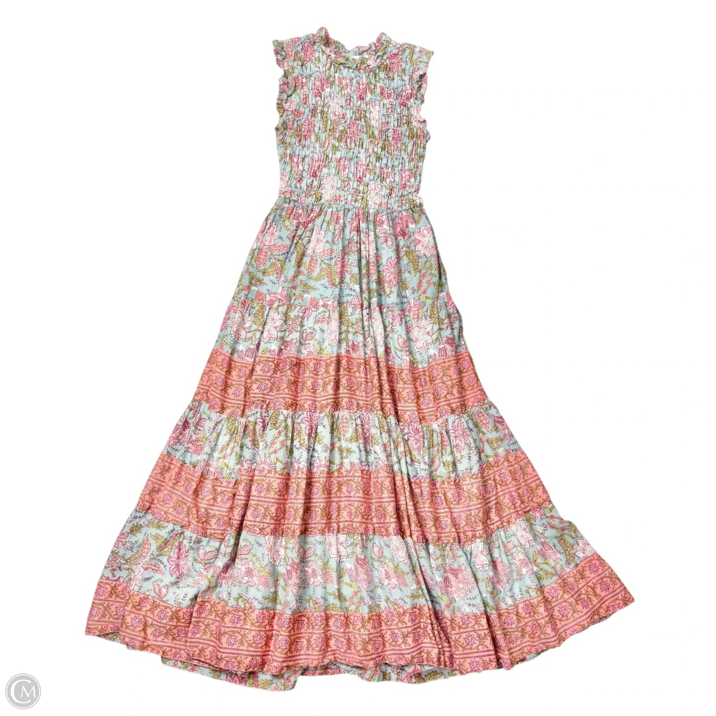 Dress Casual Maxi By Calypso St Barth In Floral Print, Size: Xs