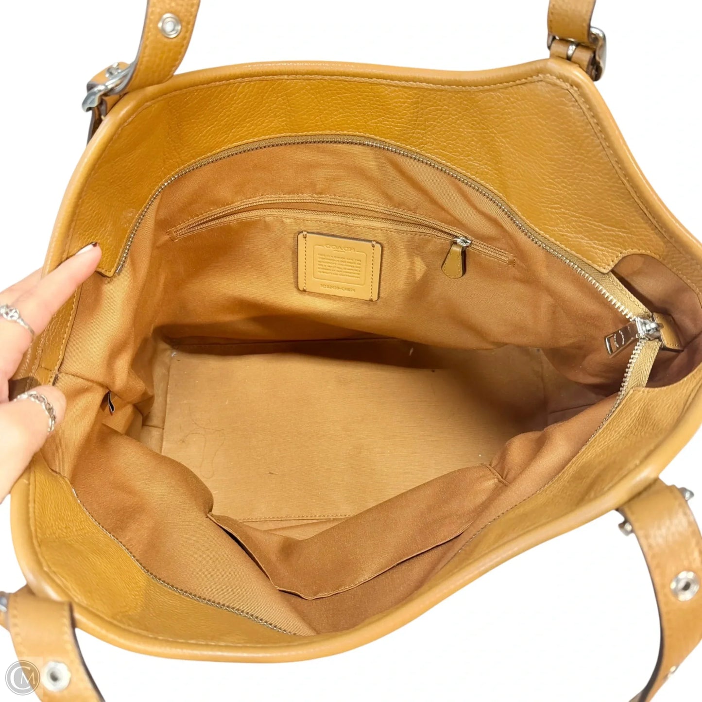 Handbag Designer By Coach, Size: Large