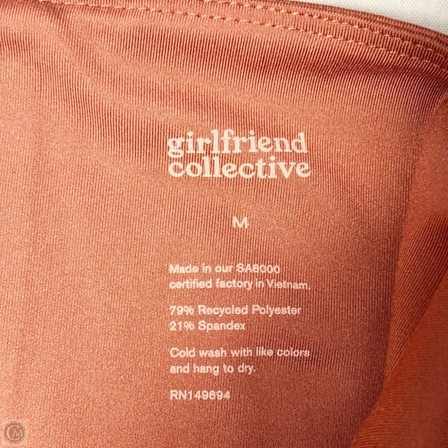 Athletic Leggings By Girlfriend Collective In Brown, Size: M