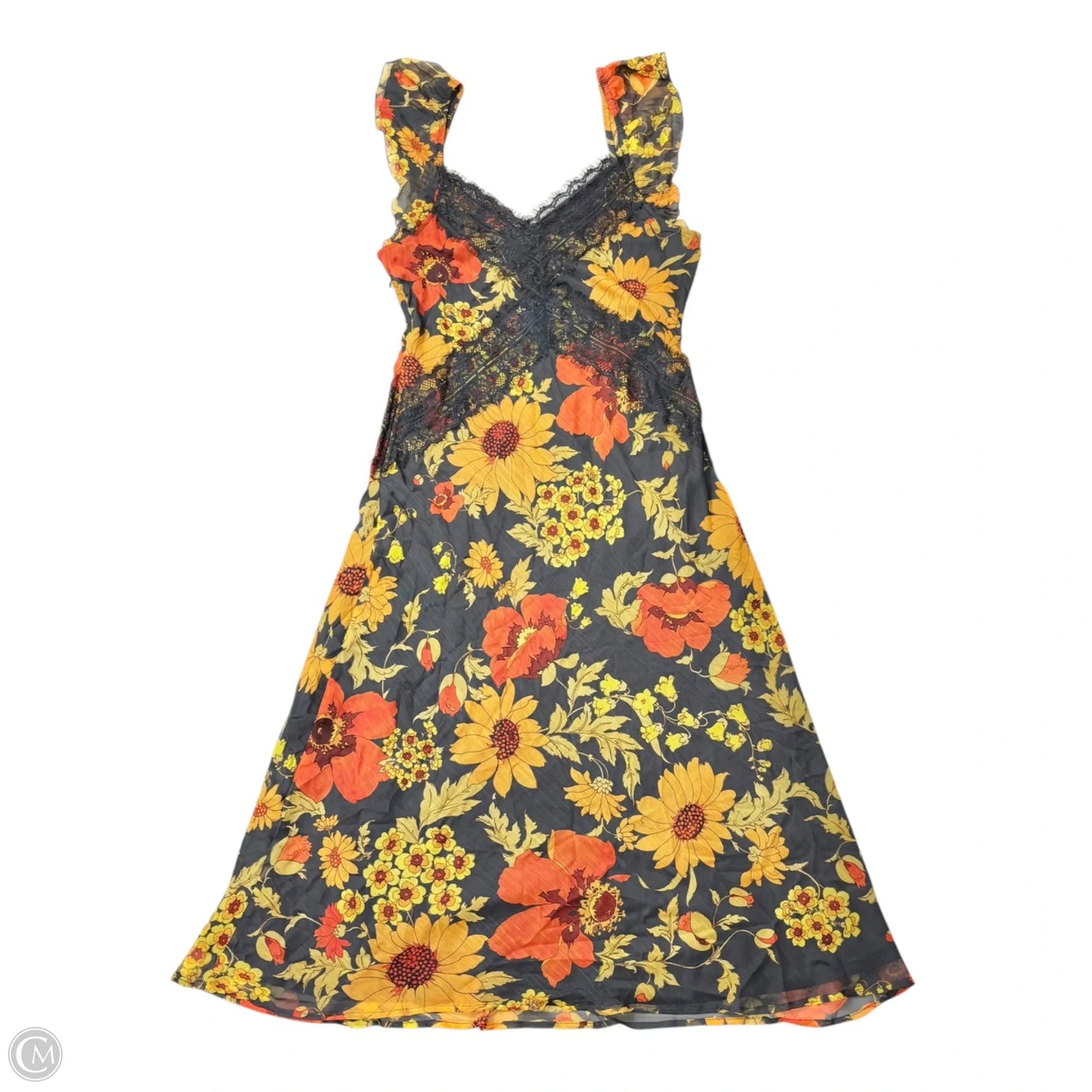 Dress Casual Maxi By Warehouse In Floral Print, Size: M
