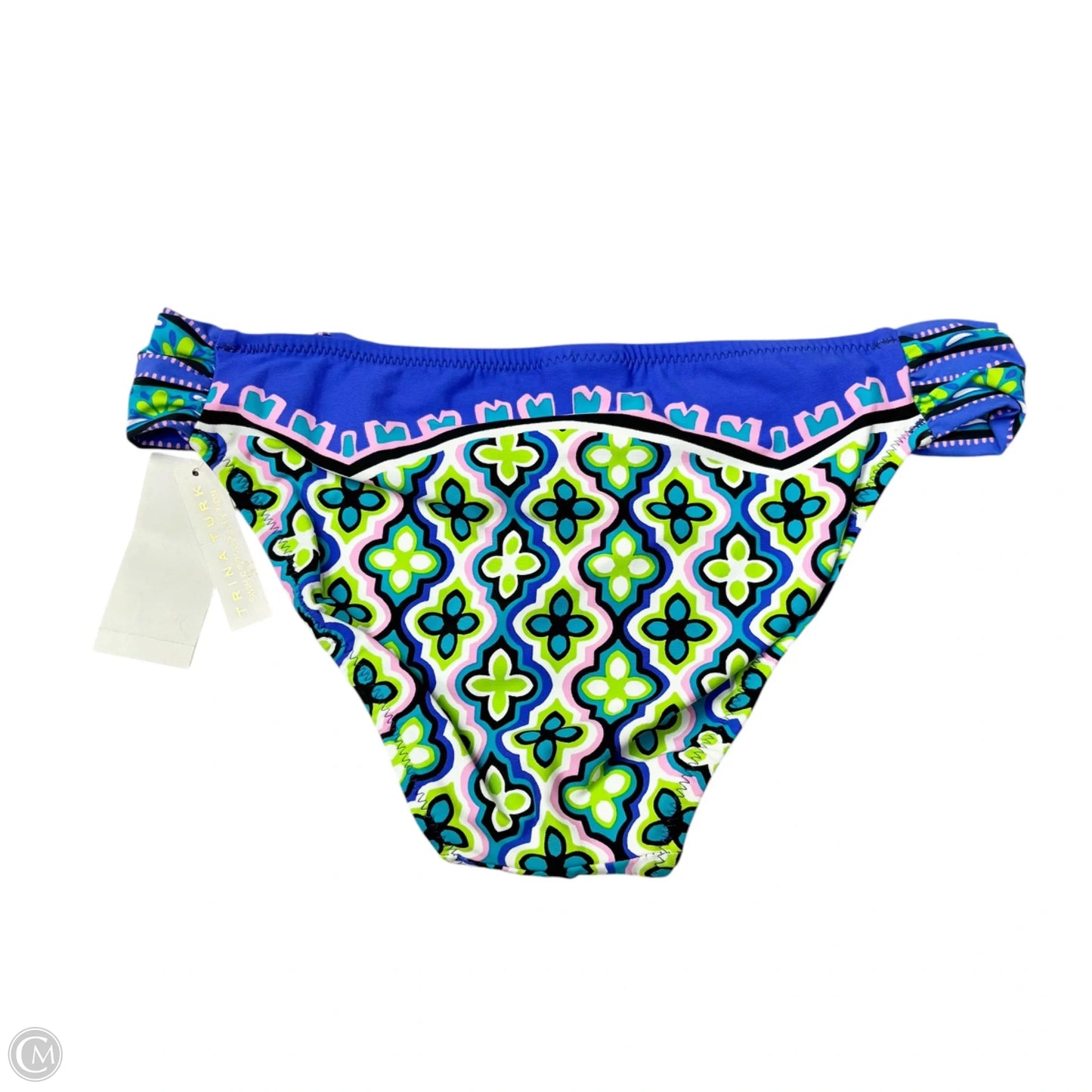 Swimsuit Bottom By Trina Turk In Blue & Green, Size: S