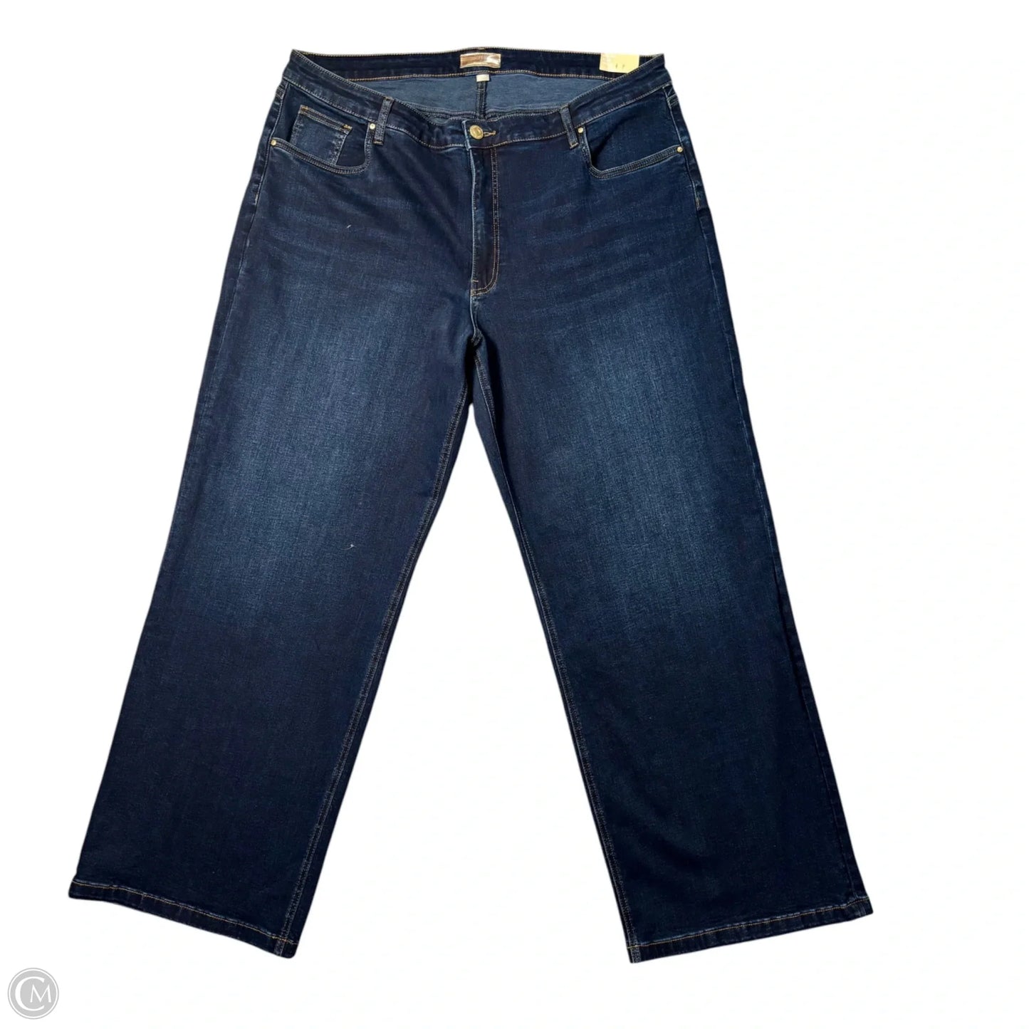 Jeans Wide Leg By Kut In Blue Denim, Size: 20