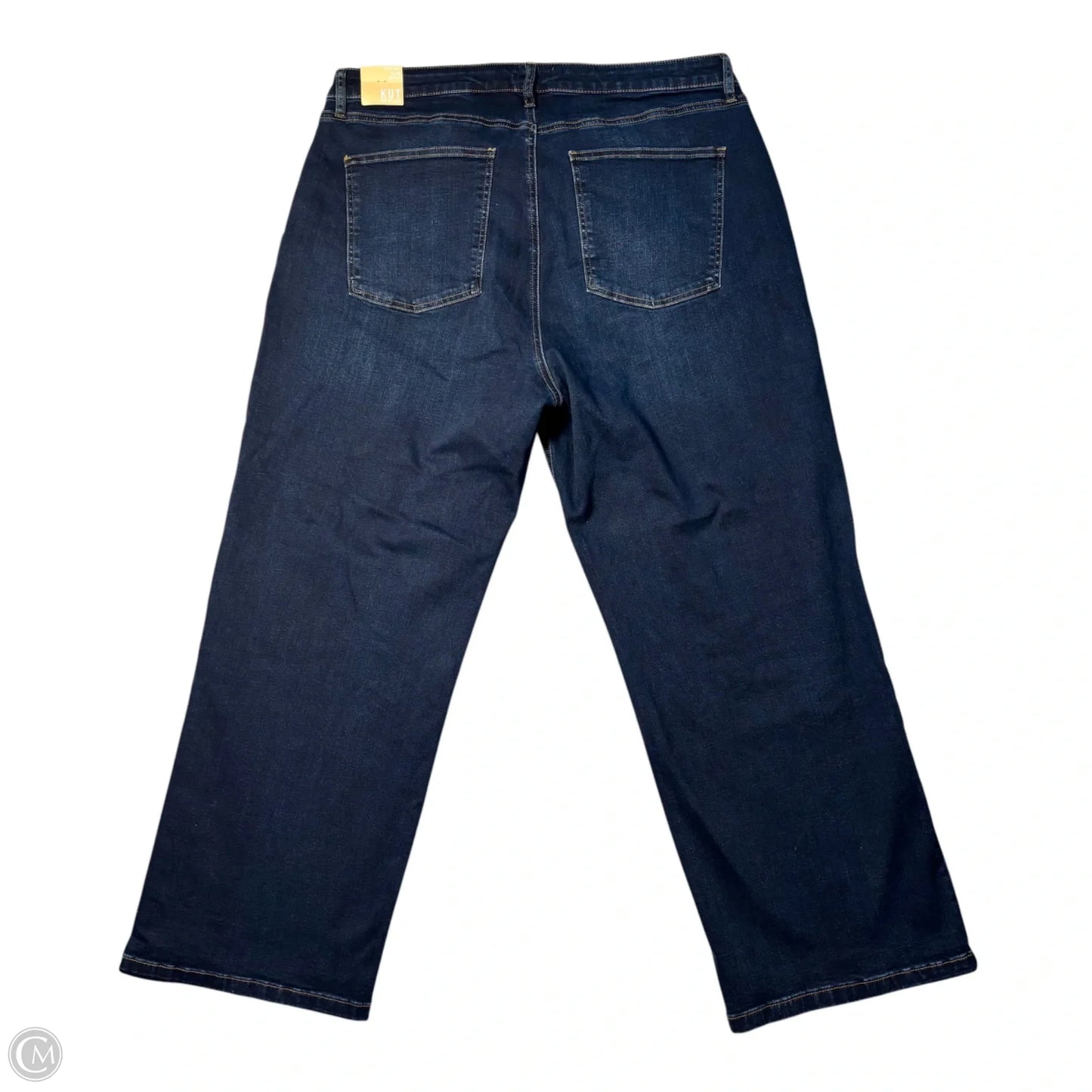 Jeans Wide Leg By Kut In Blue Denim, Size: 20