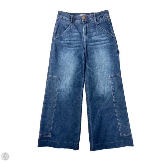 Jeans Wide Leg By Wit & Wisdom In Blue Denim, Size: 6