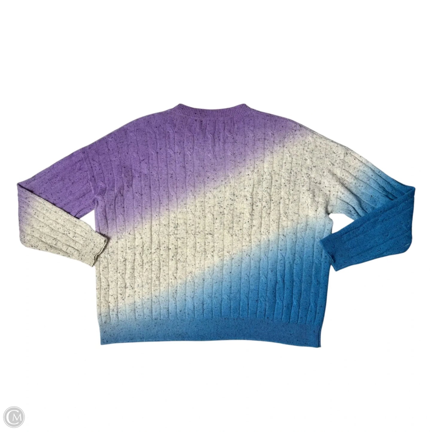 Sweater Cashmere By 27 Miles In Blue & Purple, Size: S