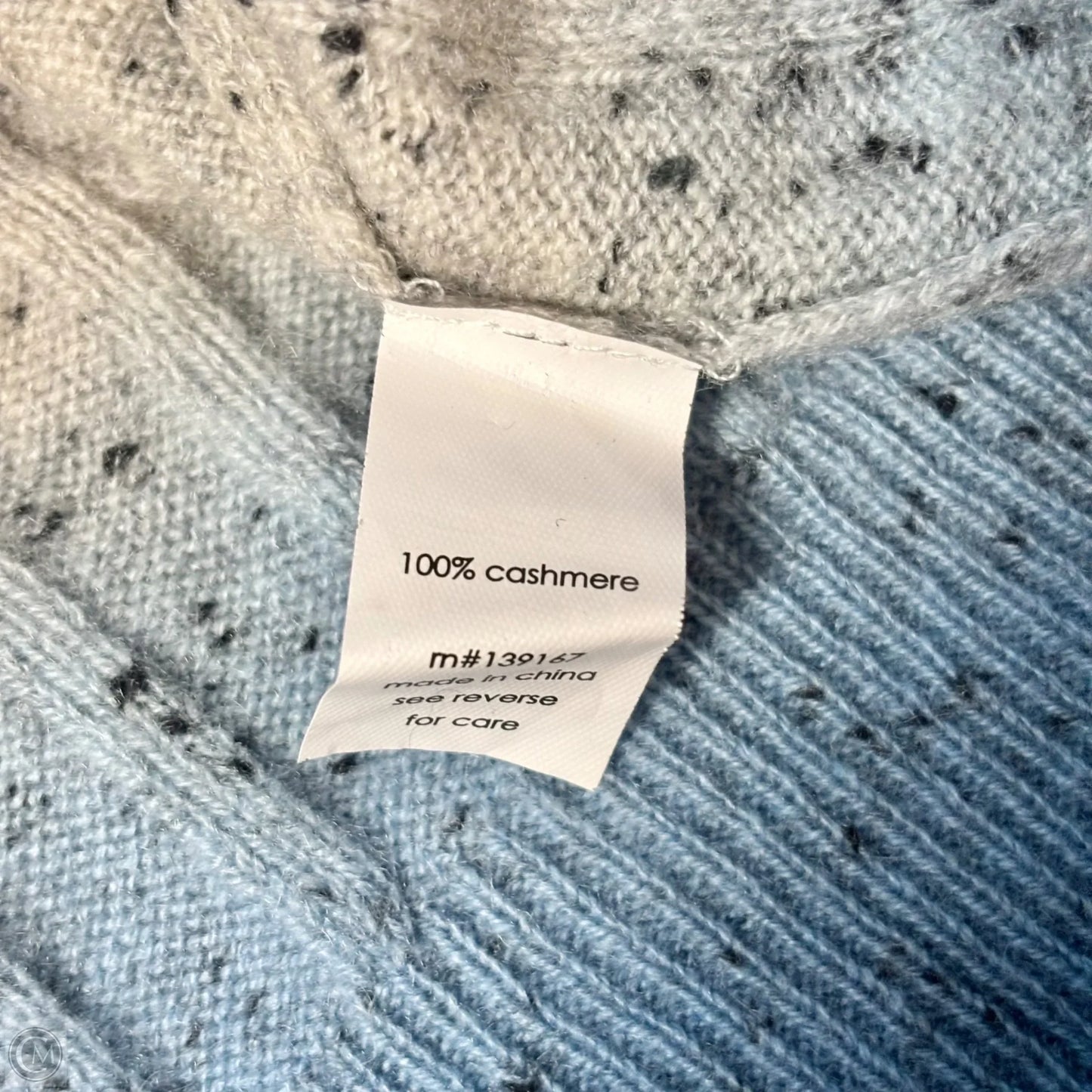 Sweater Cashmere By 27 Miles In Blue & Purple, Size: S
