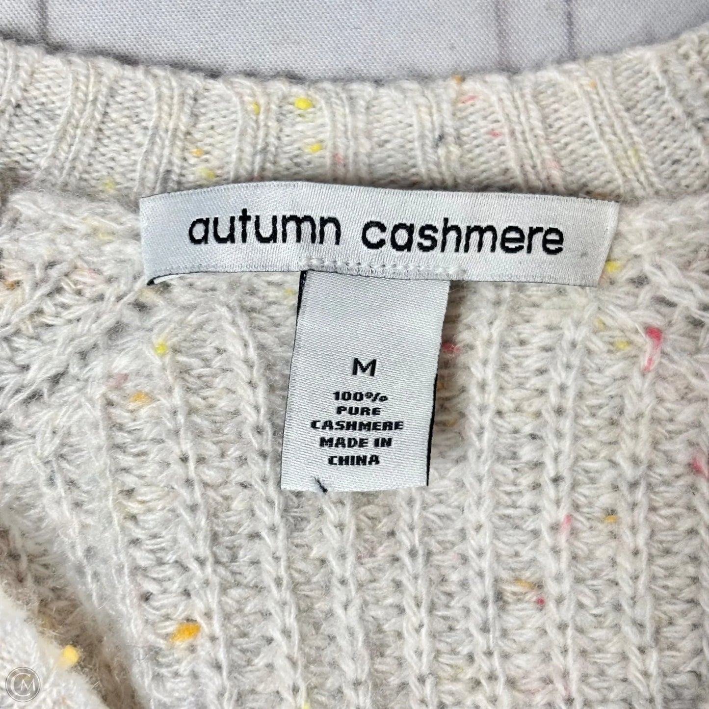 Sweater By Autumn Cashmere In Grey, Size: M