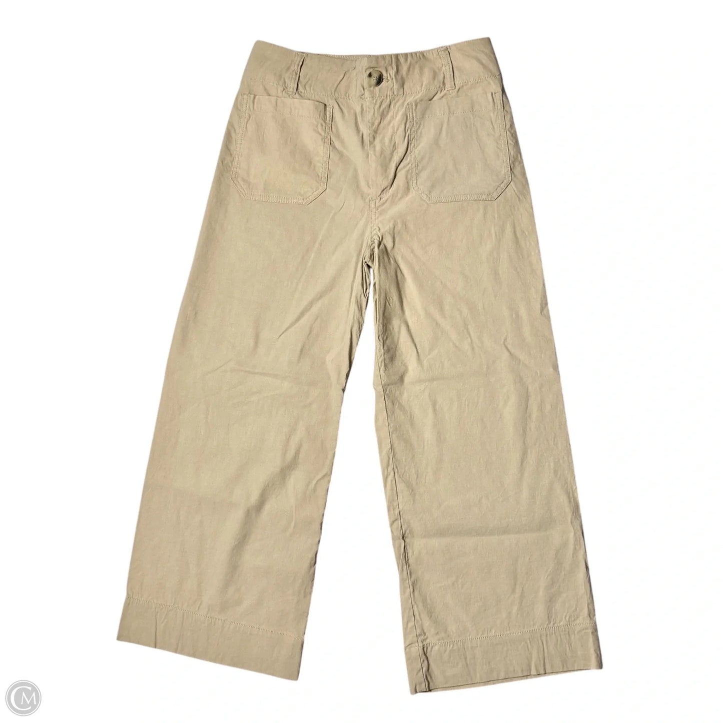 Pants Wide Leg By Maeve In Tan, Size: 8p