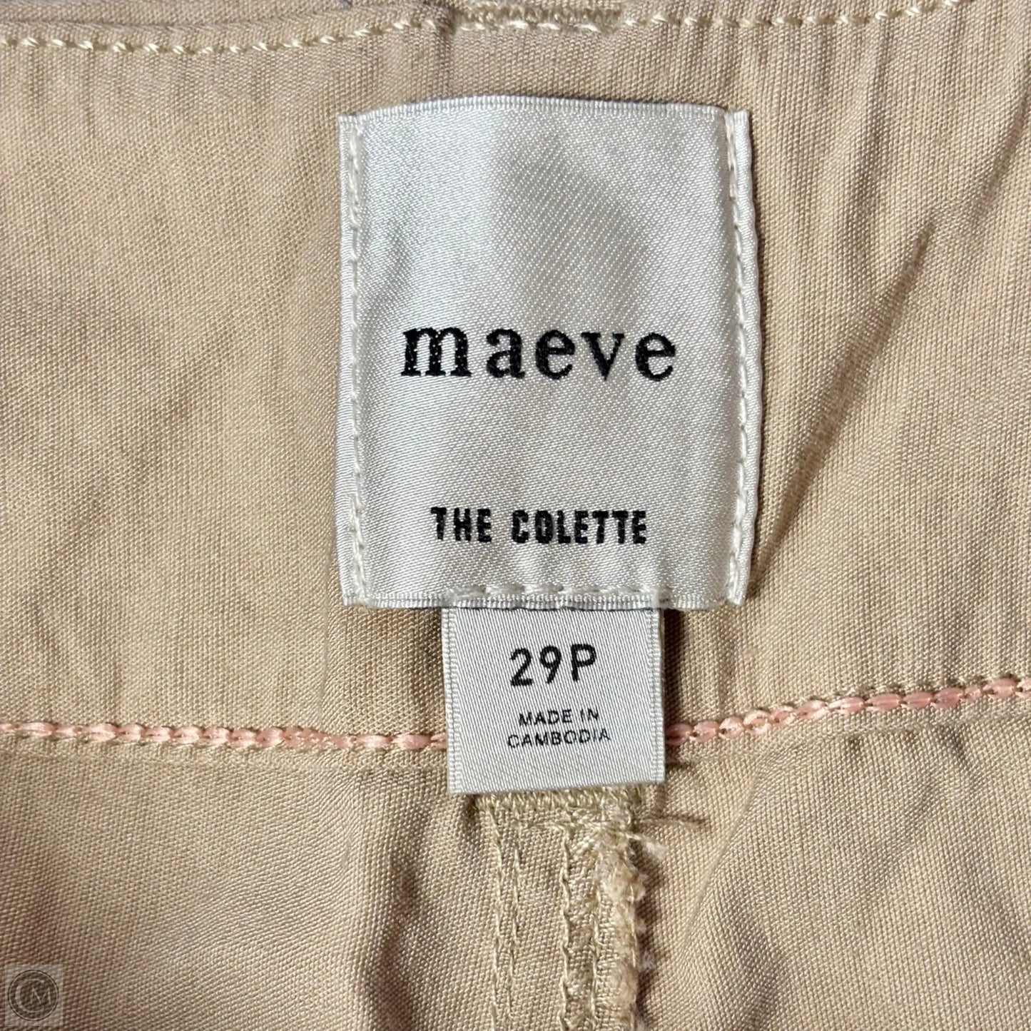 Pants Wide Leg By Maeve In Tan, Size: 8p