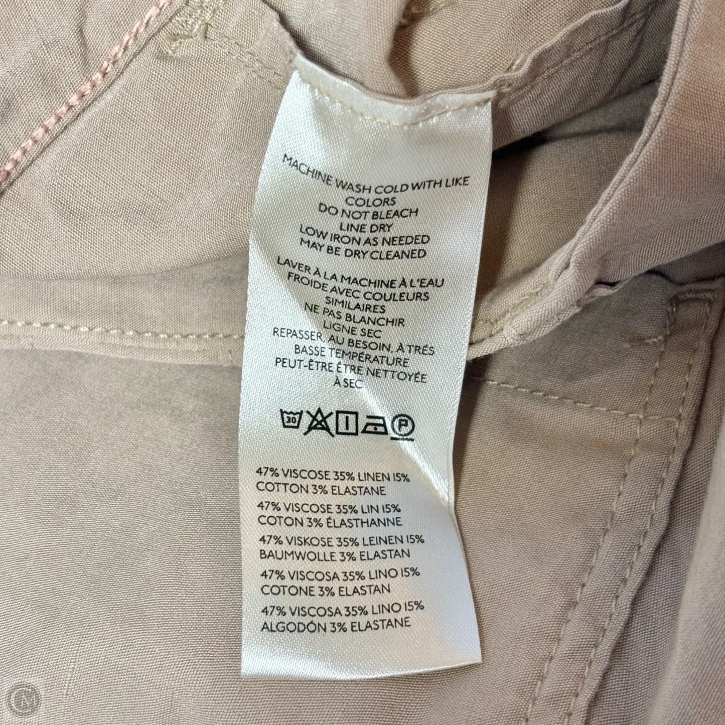 Pants Wide Leg By Maeve In Tan, Size: 8p