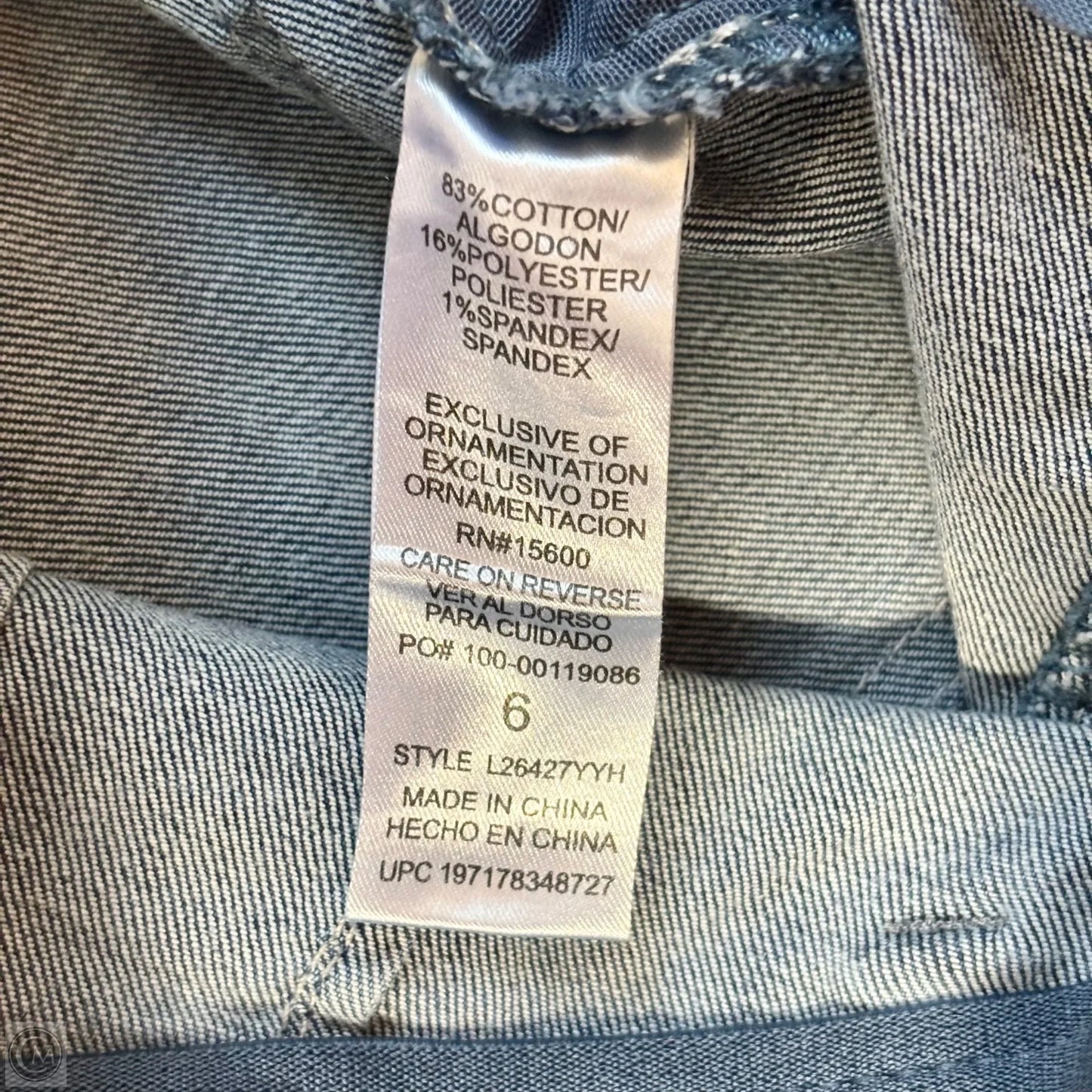 Jeans Boyfriend By Wit & Wisdom In Blue Denim, Size: 6