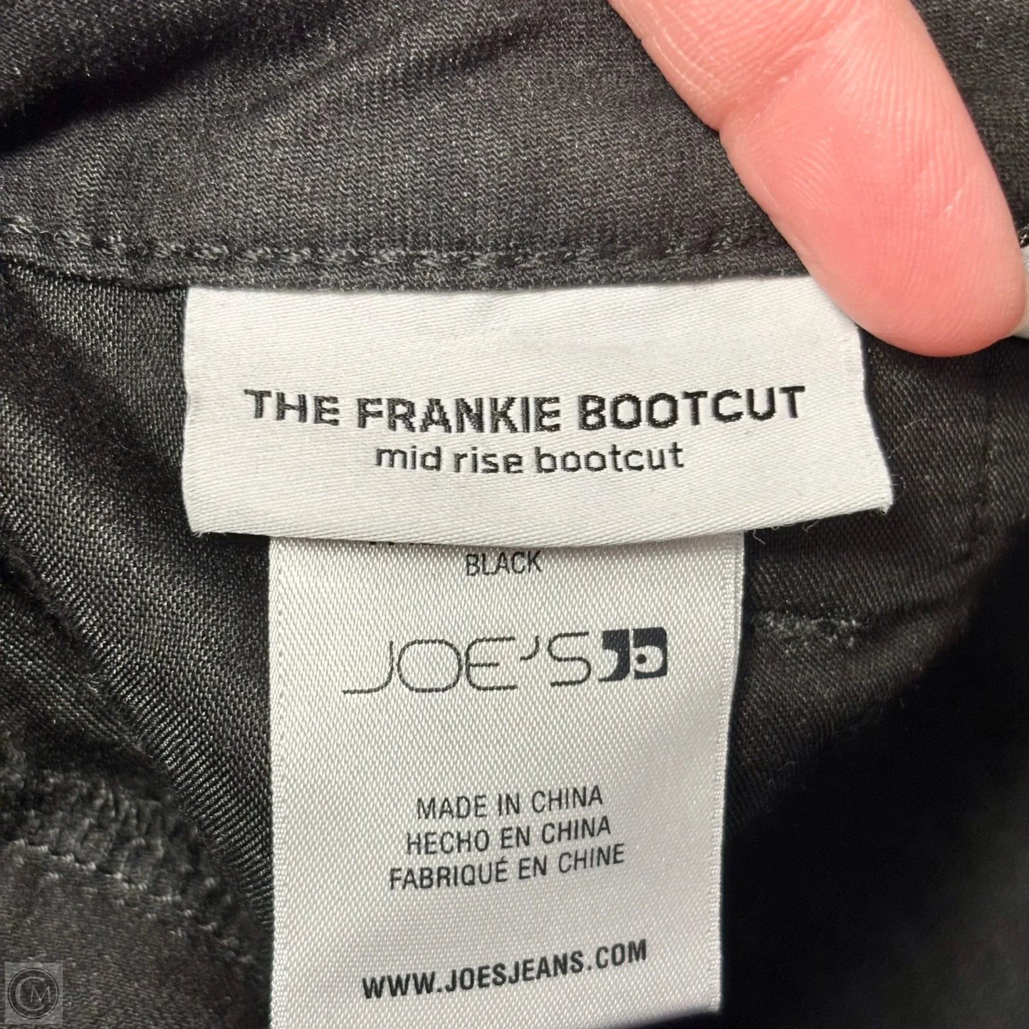 Jeans Boot Cut By Joes Jeans In Black Denim, Size: 6