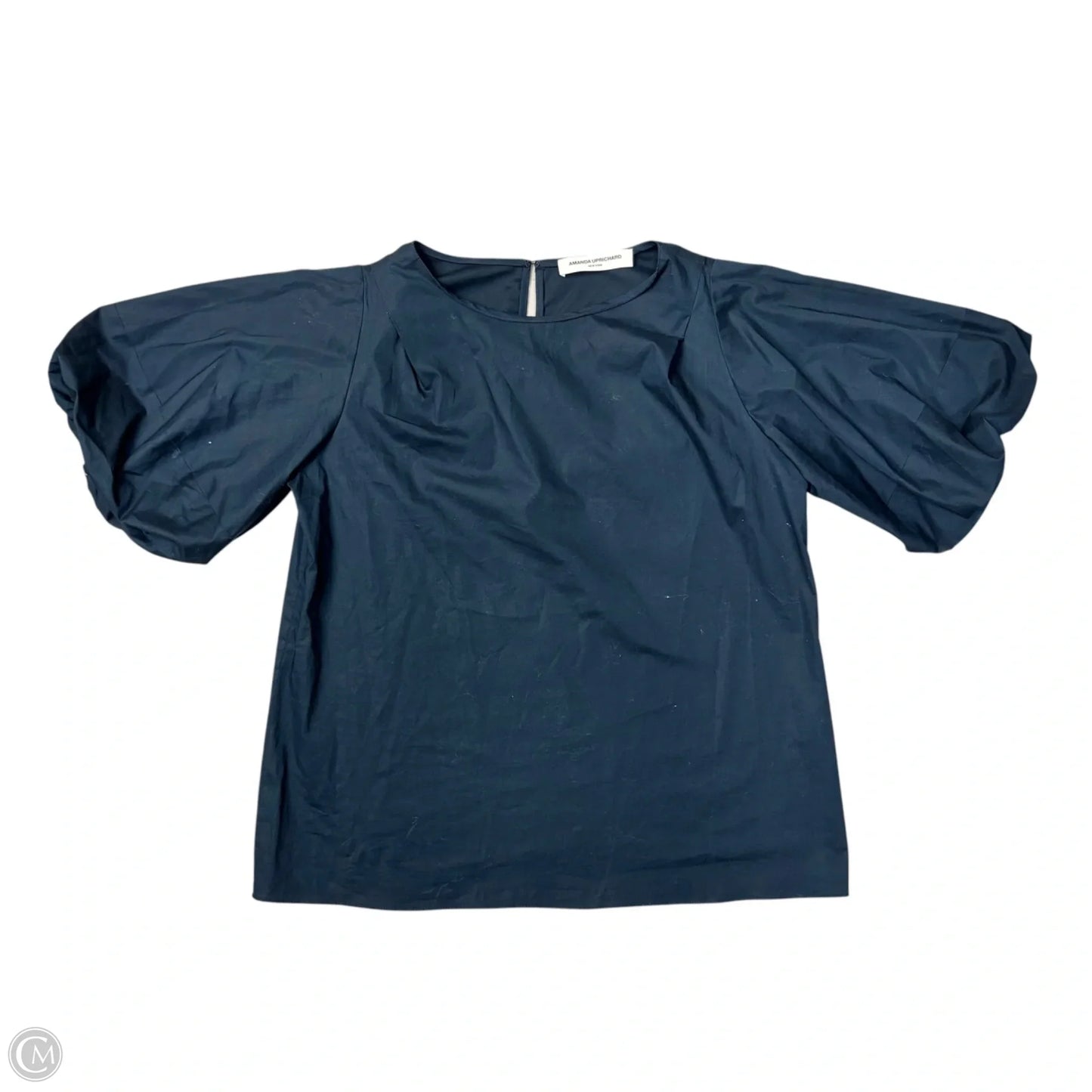 Top Short Sleeve By Amanda Uprichard In Navy, Size: M