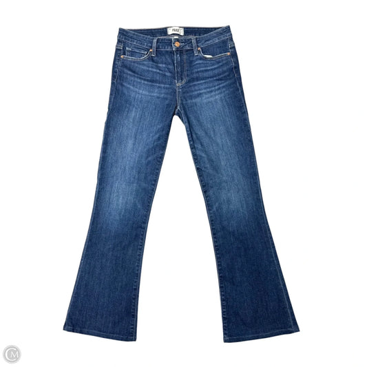 Jeans Boot Cut By Paige In Blue Denim, Size: 6