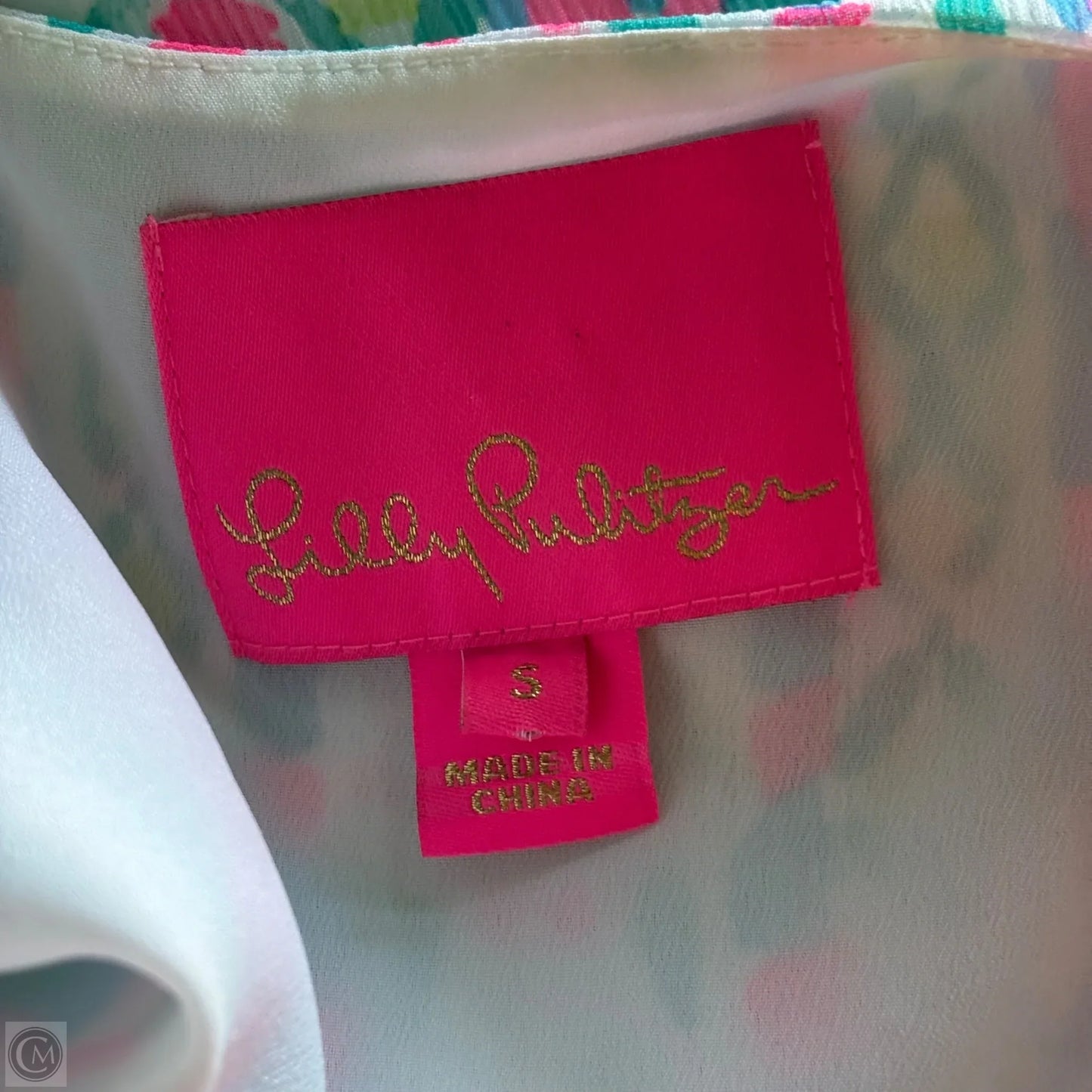 Dress Designer By Lilly Pulitzer In Blue & Green, Size: S