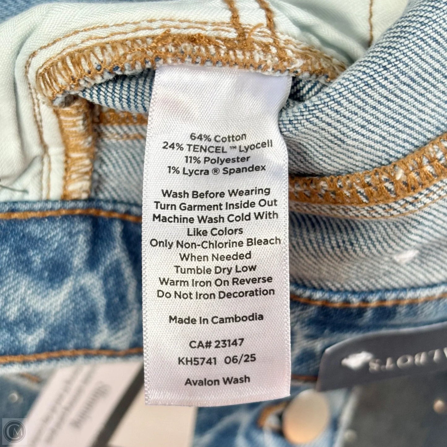 Jeans Straight By Talbots In Blue Denim, Size: 14