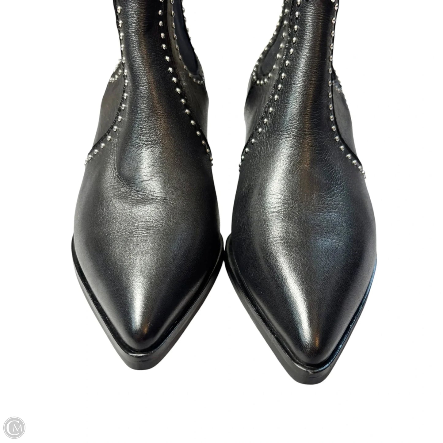 Boots Leather By Paige In Black, Size: 6.5
