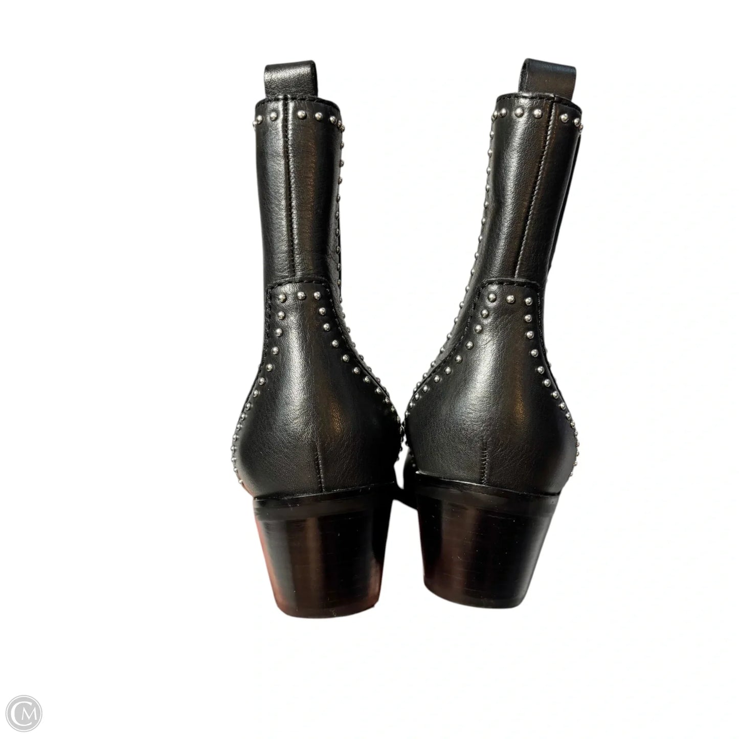 Boots Leather By Paige In Black, Size: 6.5