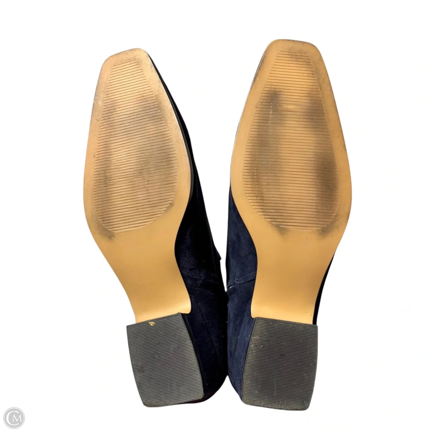 Boots Leather By Steve Madden In Navy, Size: 6.5