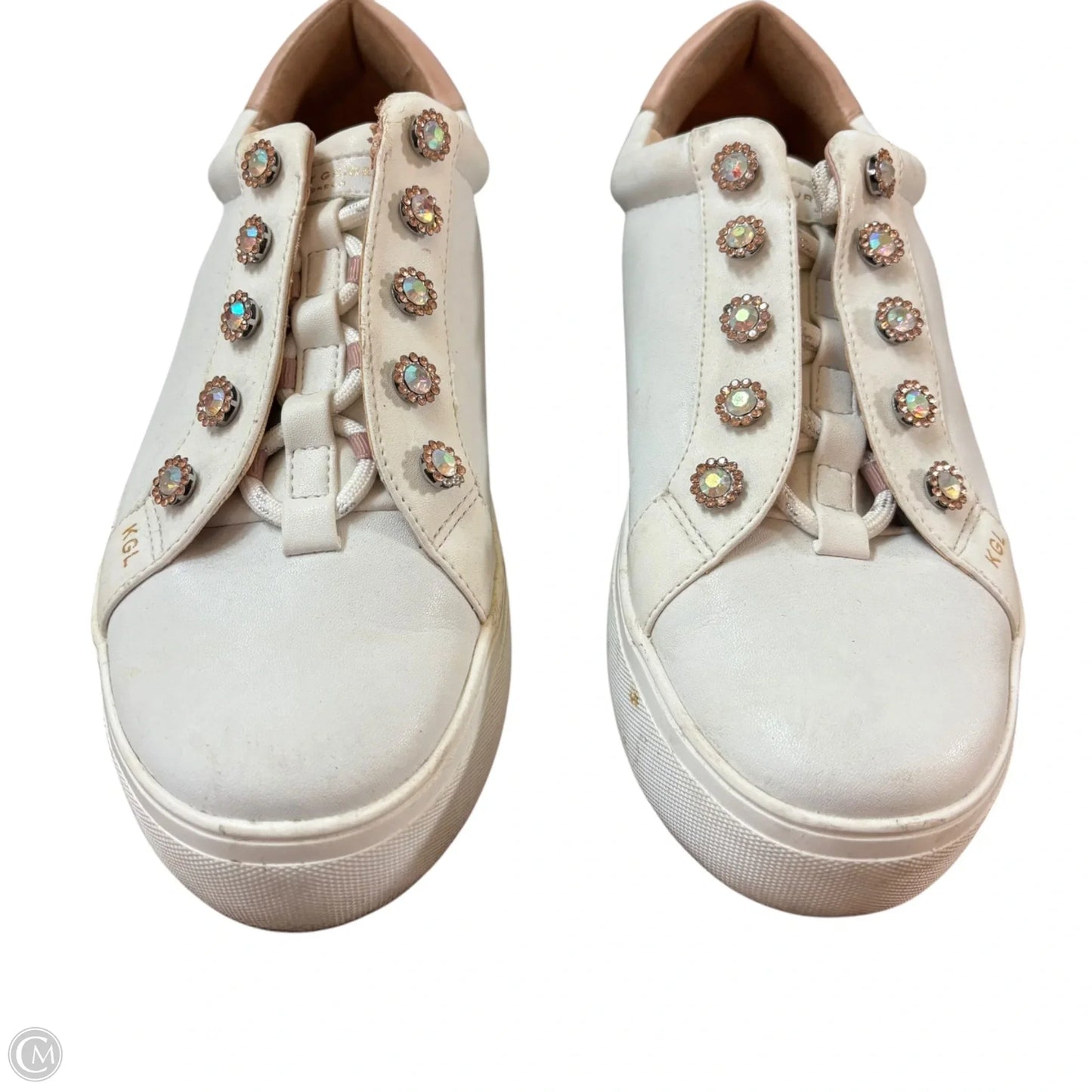 Shoes Sneakers By Kurt Geiger London In White, Size: 7.5