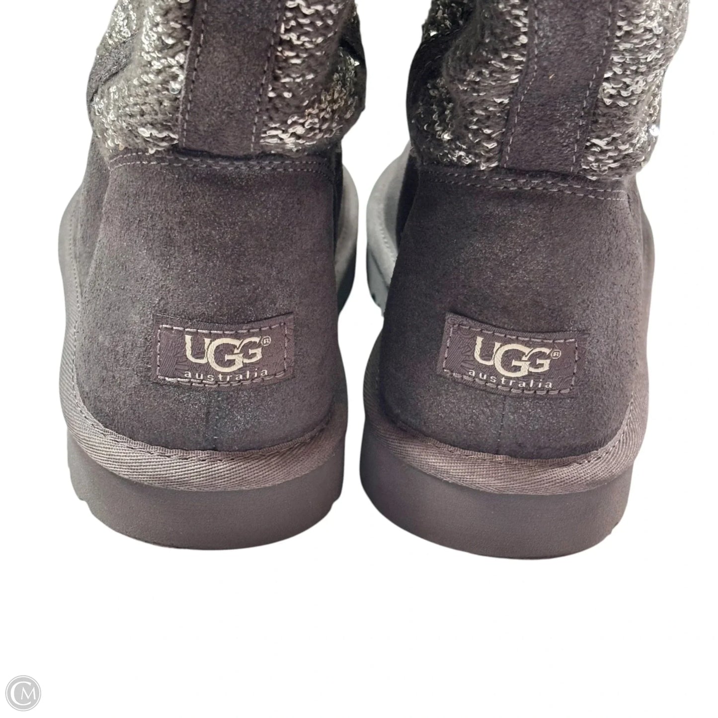 Boots Designer By Ugg In Grey, Size: 10