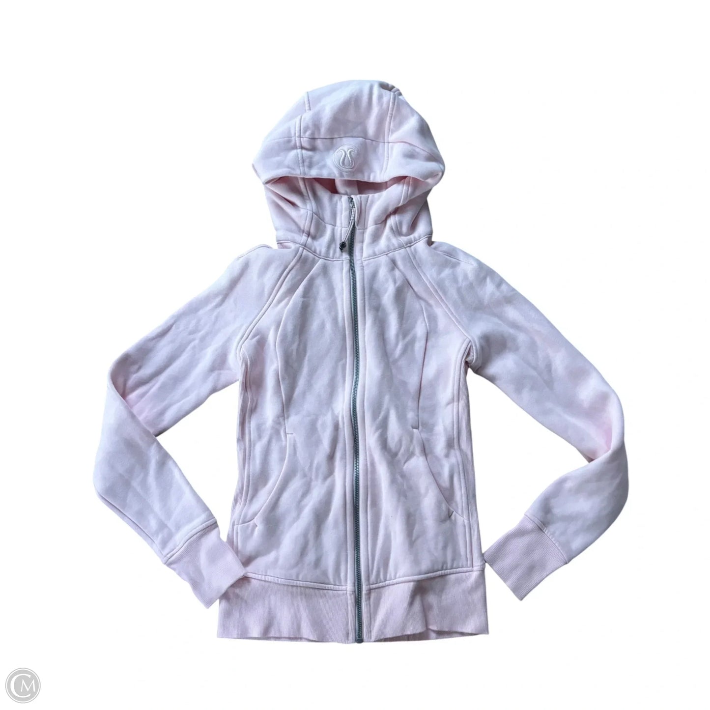 Athletic Jacket By Lululemon In Pink, Size: Xs