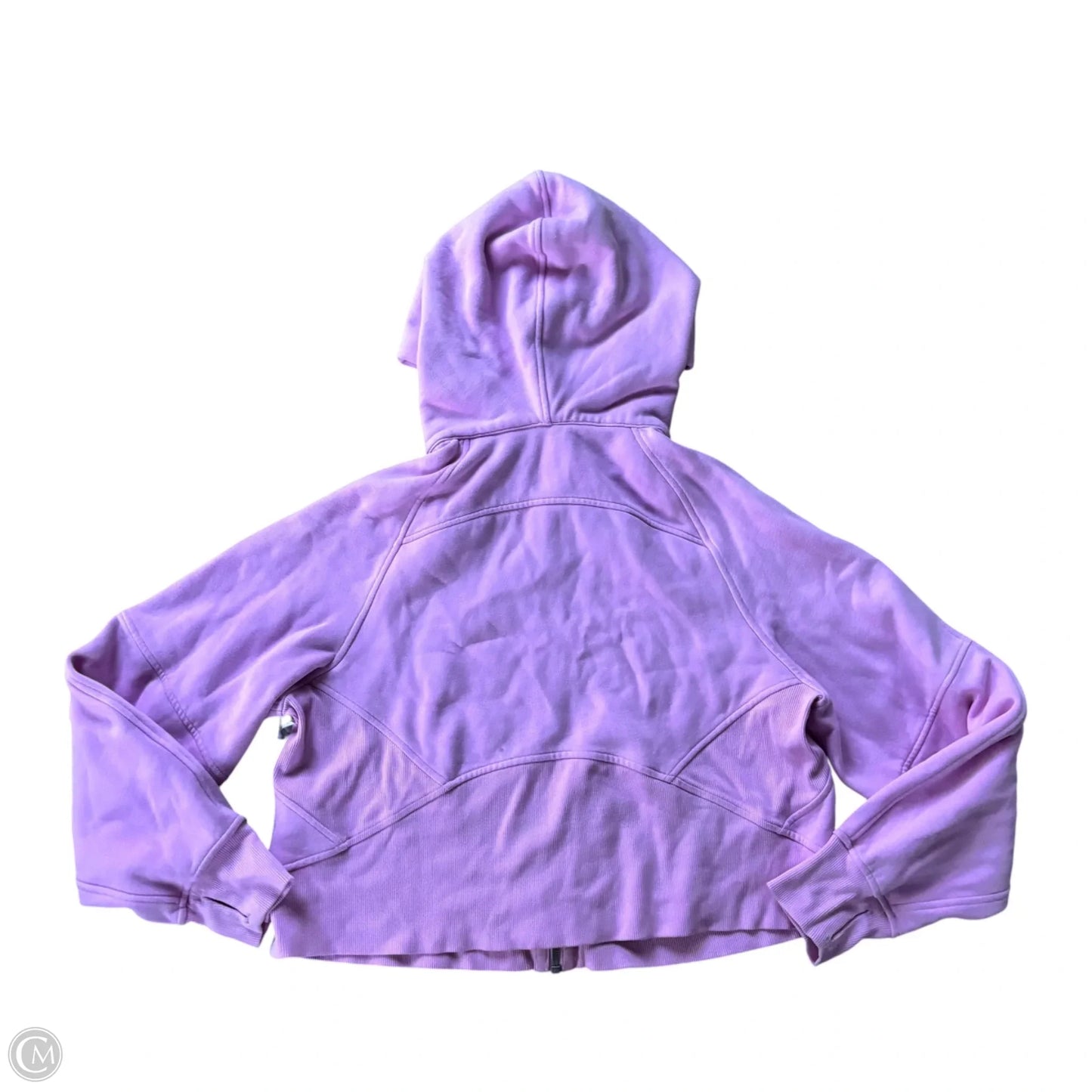 Athletic Sweatshirt Hoodie By Lululemon In Purple, Size: S