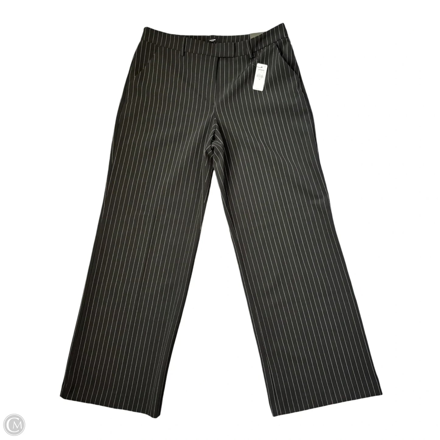 Pants Dress By Express In Striped Pattern, Size: 14