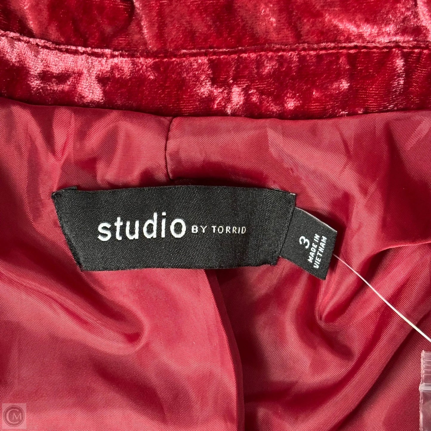 Coat Trench Coat By Torrid In Red, Size: 3x