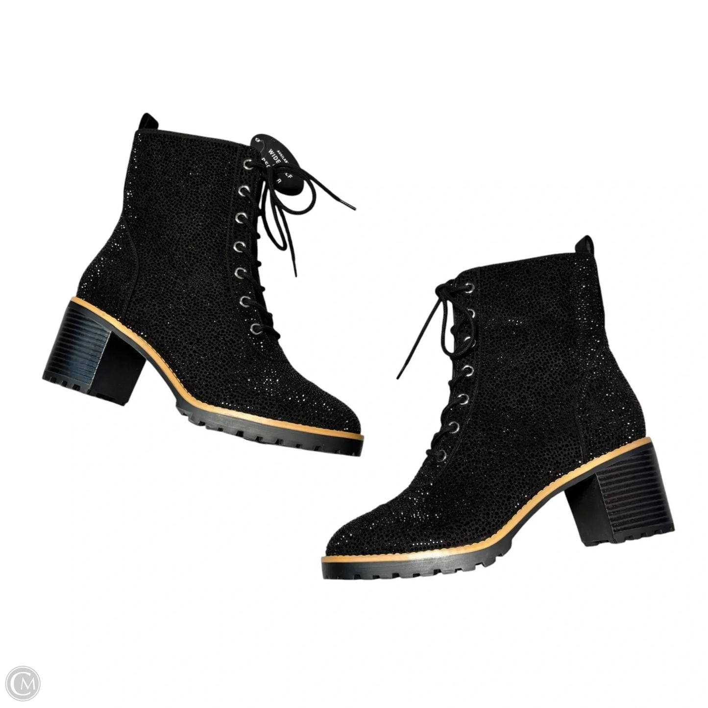 Boots Ankle Heels By Inc In Black, Size: 8.5