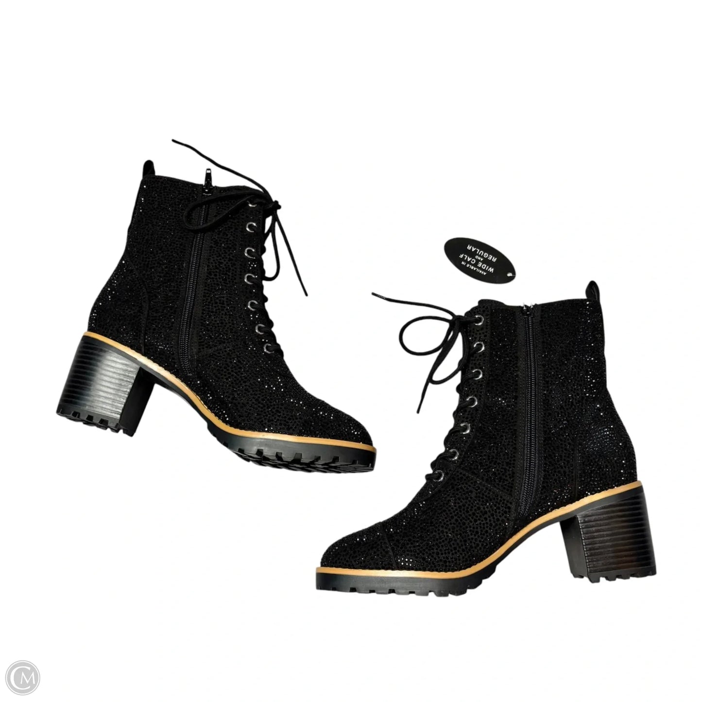 Boots Ankle Heels By Inc In Black, Size: 8.5