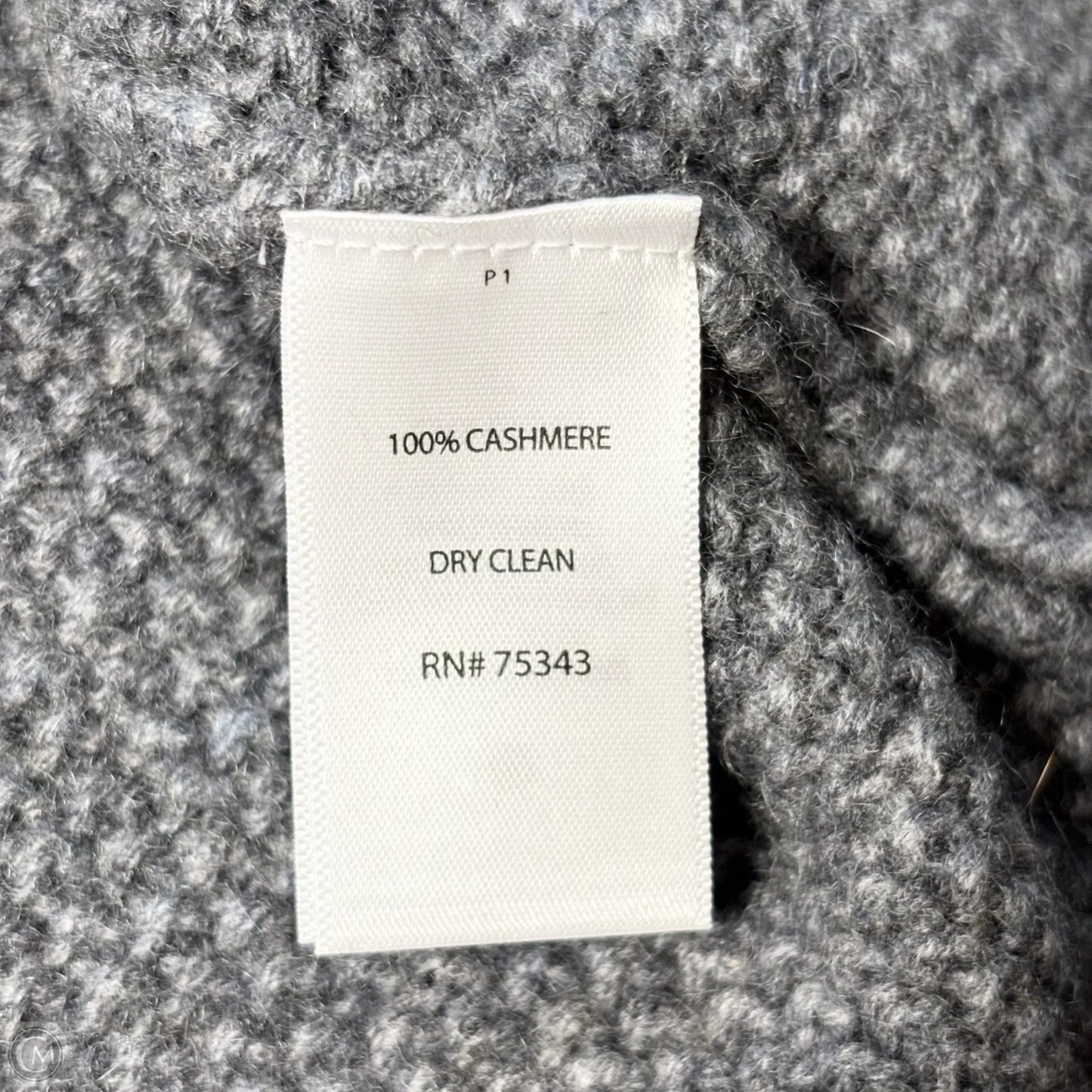 Sweater Cardigan Cashmere By Tahari In Grey, Size: 3x