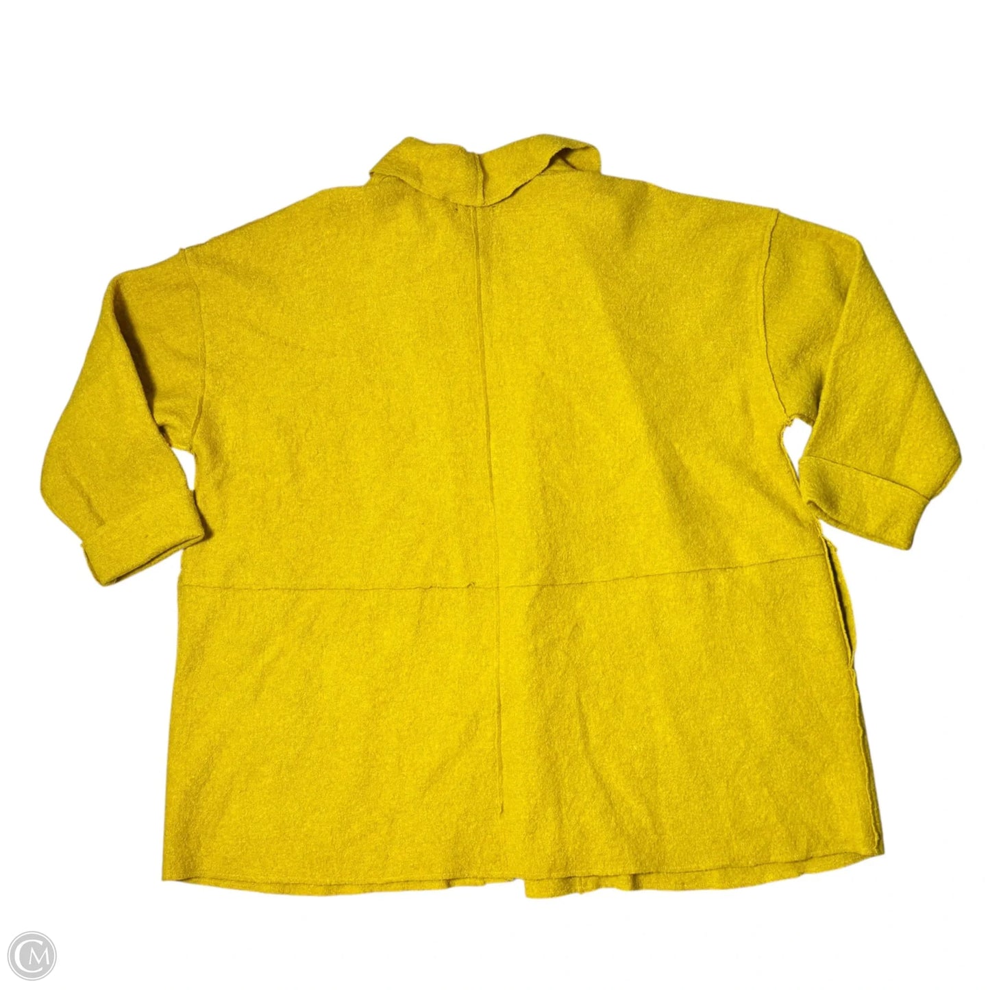 Sweater Cardigan By Jones New York In Yellow, Size: 3x