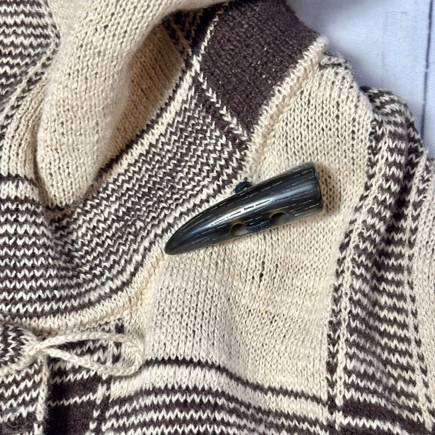 Sweater Cardigan By Lauren By Ralph Lauren In Plaid Pattern, Size: 3x