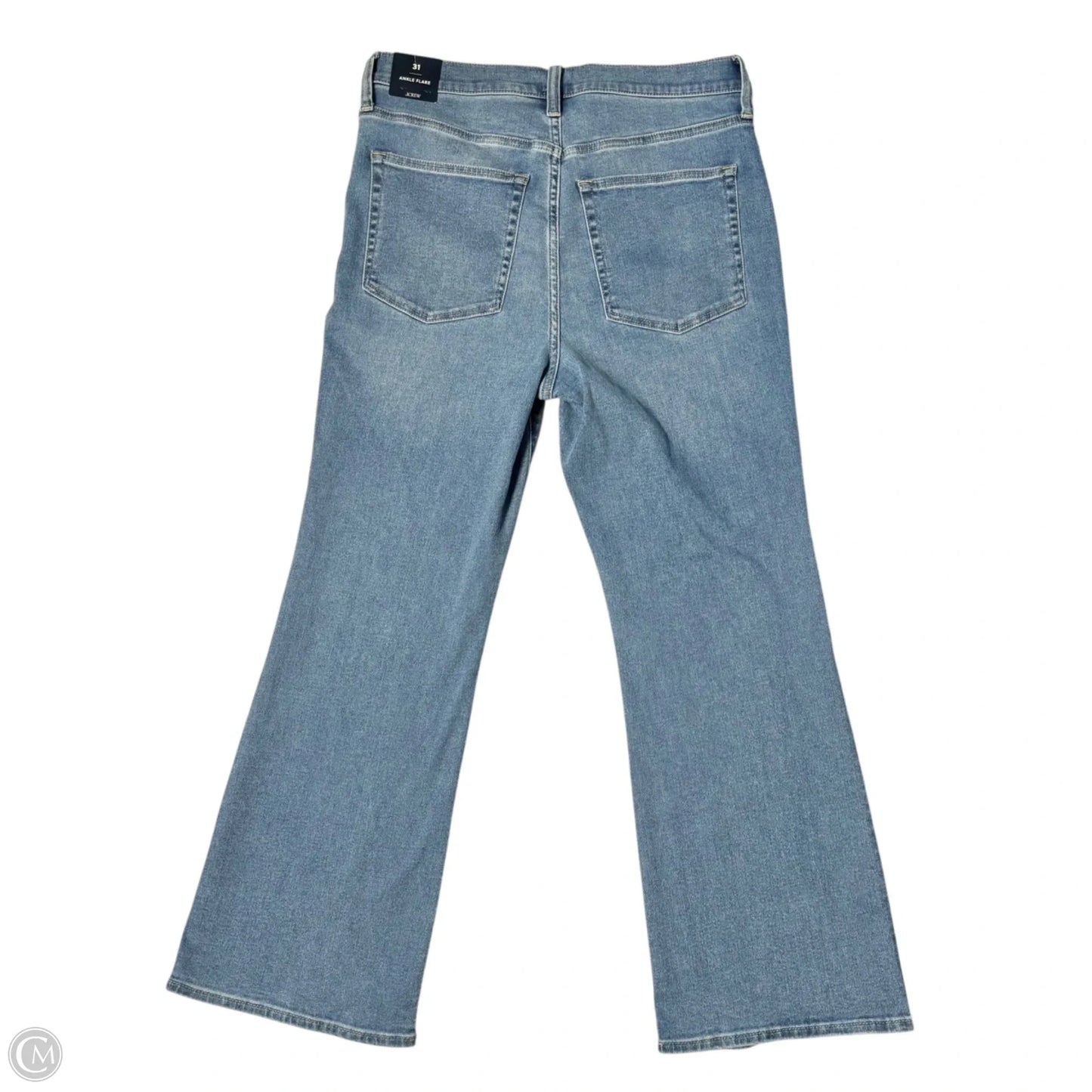 Jeans Flared By J. Crew In Blue Denim, Size: 12