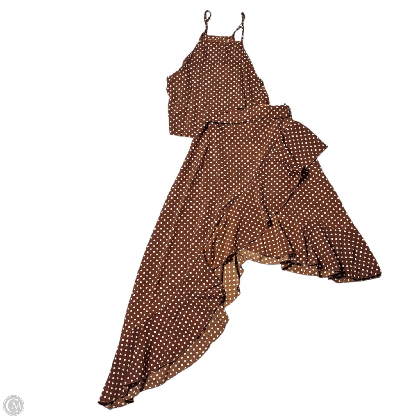 Skirt Set 2pc By Ipponelli In Polkadot Pattern, Size: S