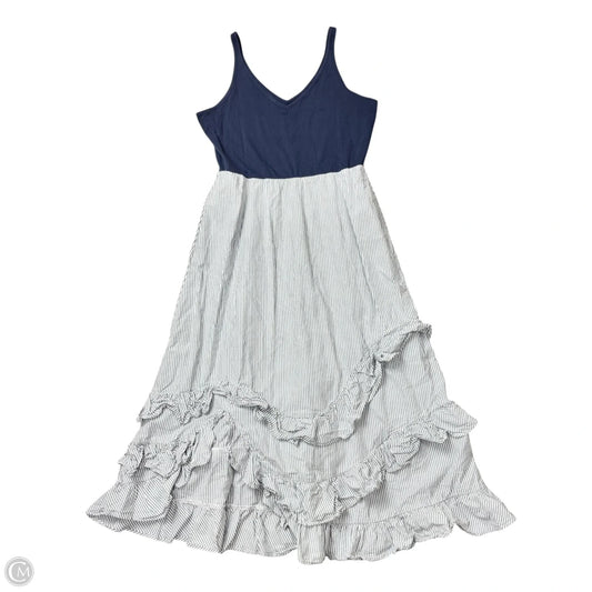 Dress Casual Midi By Maeve In Navy, Size: L