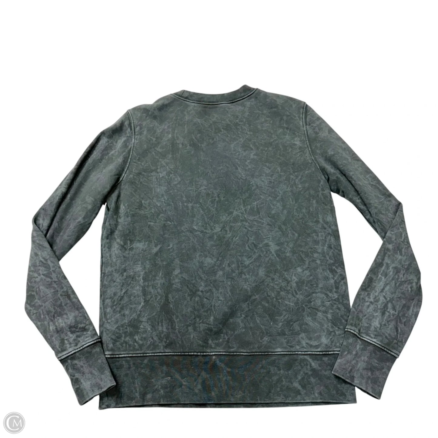 Sweatshirt Luxury Designer By Versace In Grey, Size: S