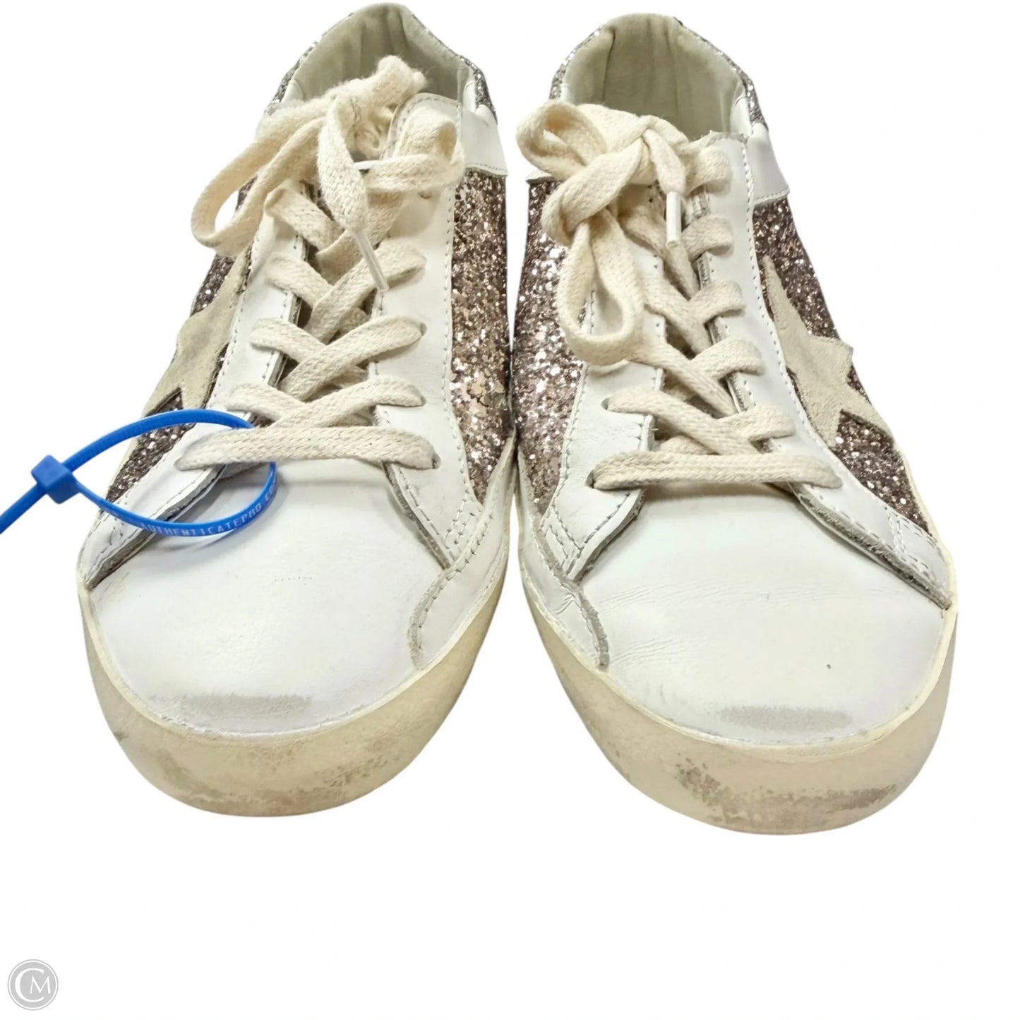 Shoes Luxury Designer By Golden Goose In White, Size: 7.5