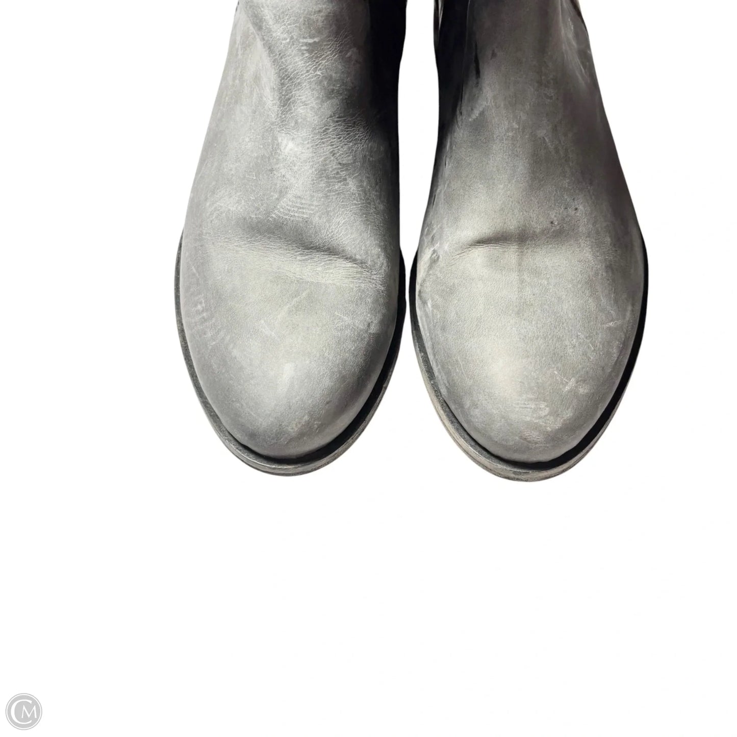 Boots Leather By Charles David In Plaid Pattern, Size: 9.5