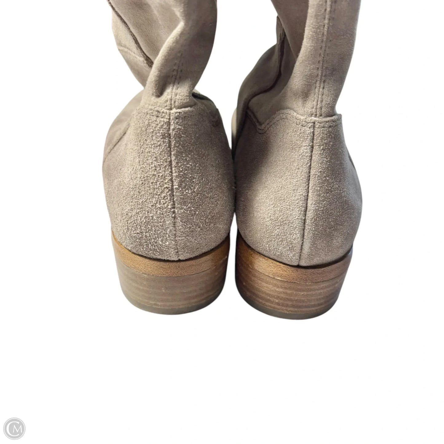 Boots Leather By Sole Society In Taupe, Size: 9